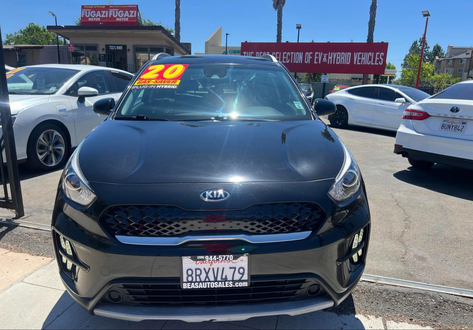 2020 BLACK /BLACK Kia Niro Plug In Hybrid (KNDCM3LD5L5) , located at 744 E Miner Ave, Stockton, CA, 95202, (209) 944-5770, 37.956863, -121.282082 - Photo#1